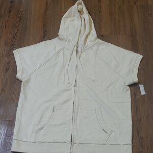 Old Navy Cream and Orange Hoodie